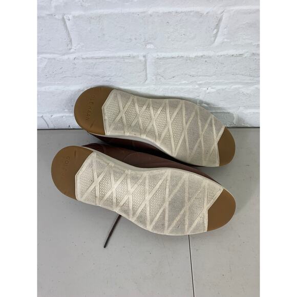 Cole Haan Men's Grand Atlantic Casual Oxford Shoes Smooth Leather Brown Size 11 - Picture 5 of 12